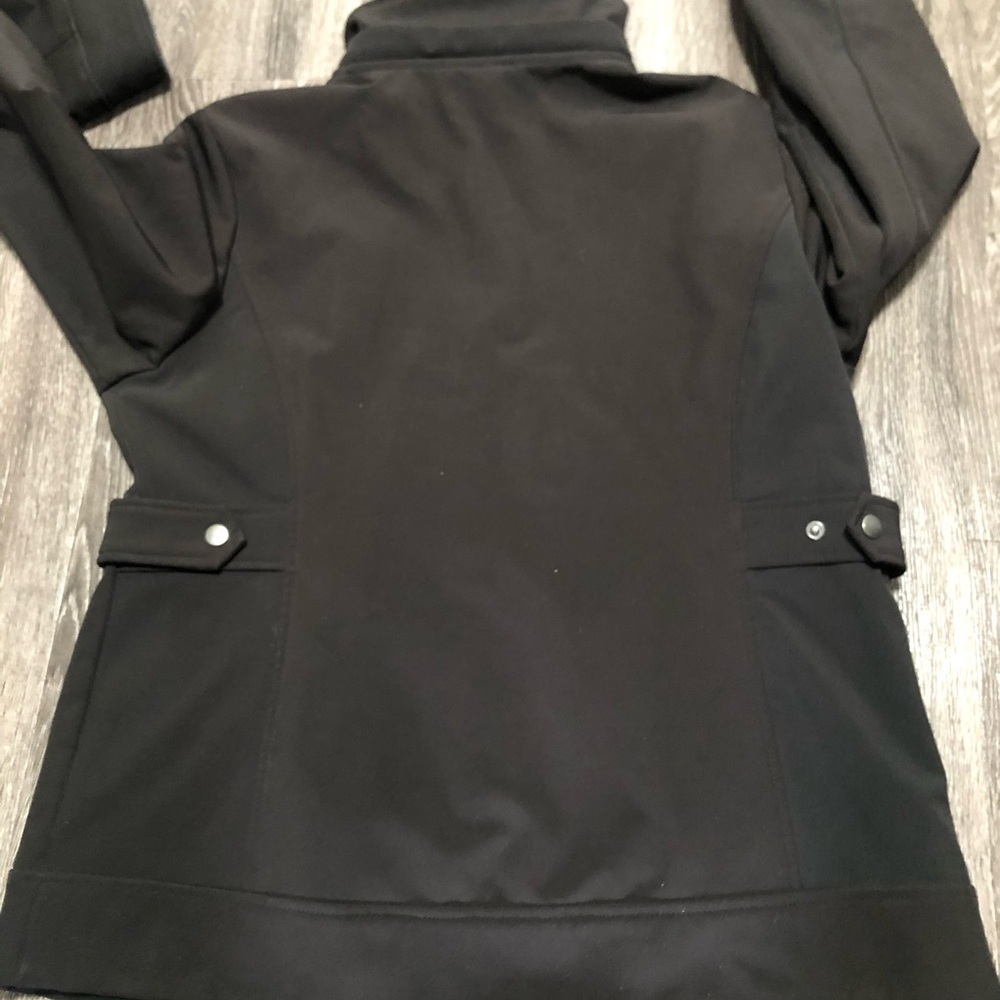 Free Country Black Softshell Jacket Faux Fur Lined XL - Picture 11 of 11